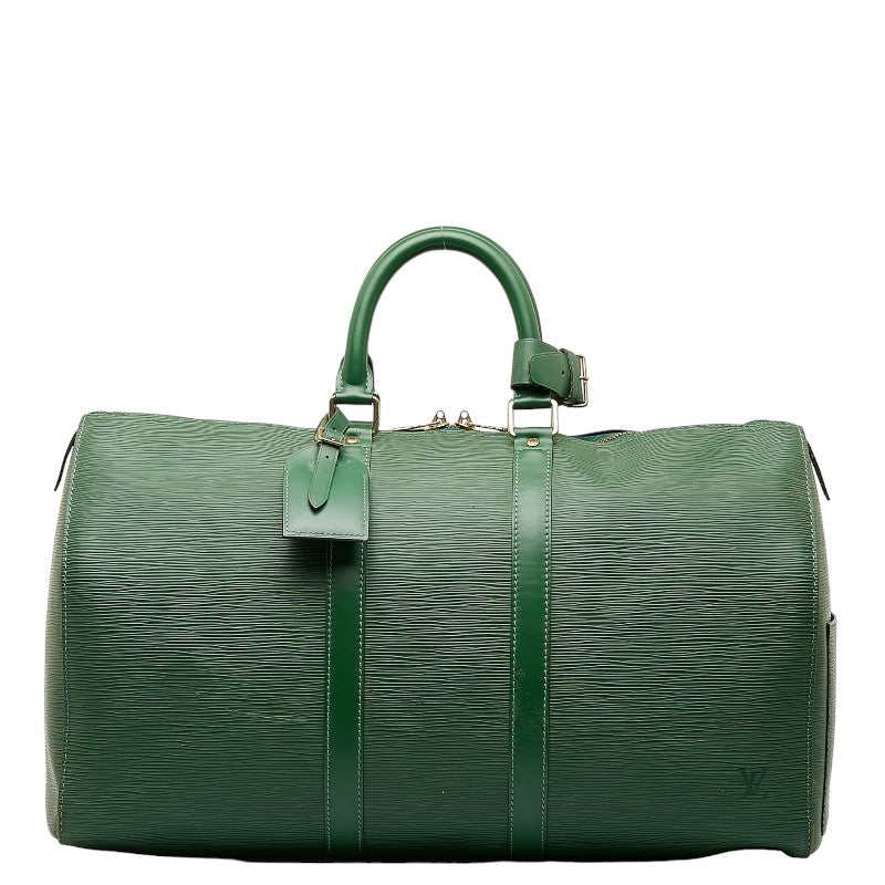 Louis Vuitton Epi Kypopur 45 Boston Travel Bag M42974 Borneo Green Leather  Louis Vuitton
