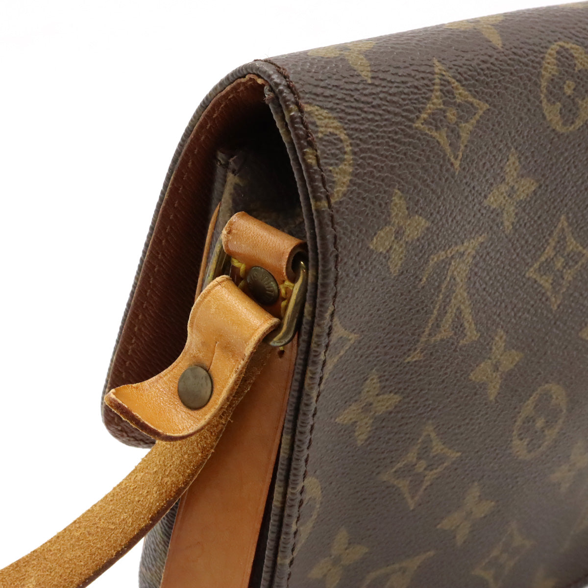 LOUIS VUITTON Monogram Louis Vuitton Miniature Seal Cartfel 16 PM Shoulder Bag Slipper Posket M51254 Blumin