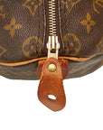 Louis Vuitton Monogram peed Bandriel 25 Handbag Mini Boston Bag M41113 Brown PVC Leather  Louis Vuitton