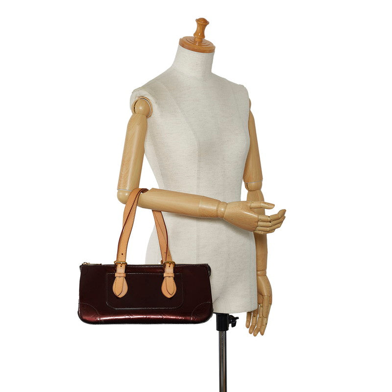 Louis Vuitton Monogram Verney Rosewood Avenue Handbag M93510 Amarant Pearl Patent Leather  Louis Vuitton