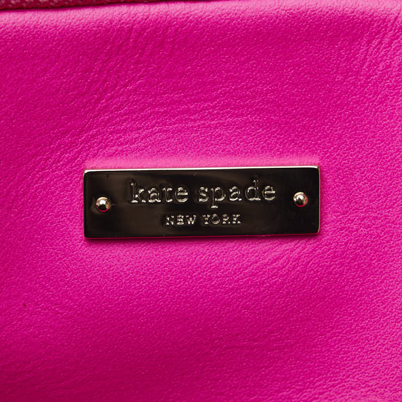Kate Spade Handbag 2WAY Pink Brown Leather  Kate Spade