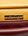 CARTIER Vintage Crossbody Bag Shoulder Bag Brown Leather