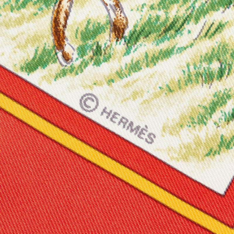 Hermes Carré 90 Auteuil en Mai Autouil&#39;s May Scarf Red Multicolor Silk Ladies Hermes