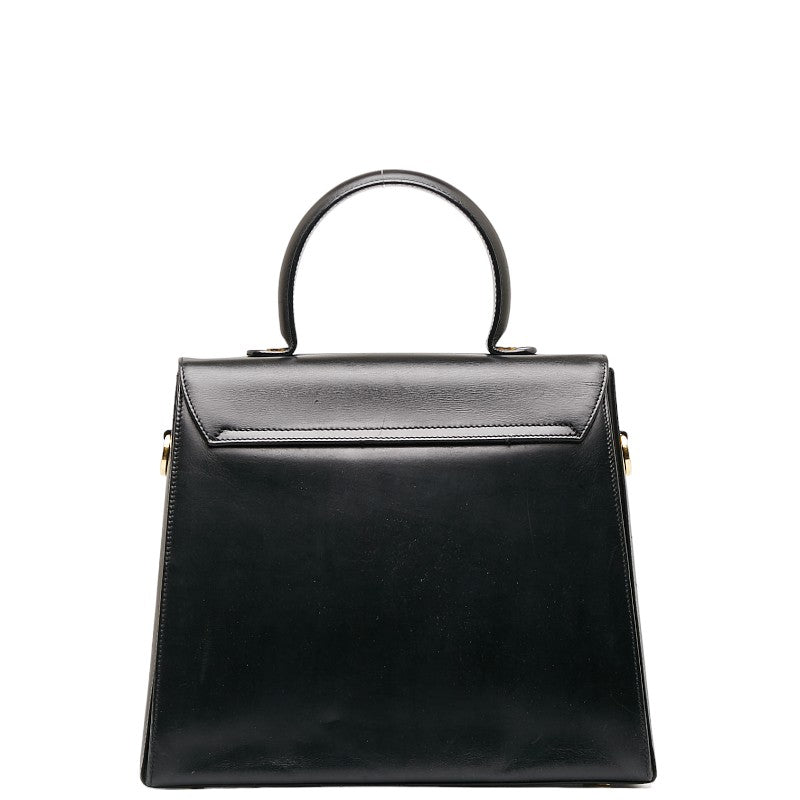 Salvatore Ferragamo Handbags 2WAY E21 0536 Black Leather Ladies Salvatore Ferragamo