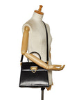 Salvatore Ferragamo Handbags 2WAY E21 0536 Black Leather Ladies Salvatore Ferragamo