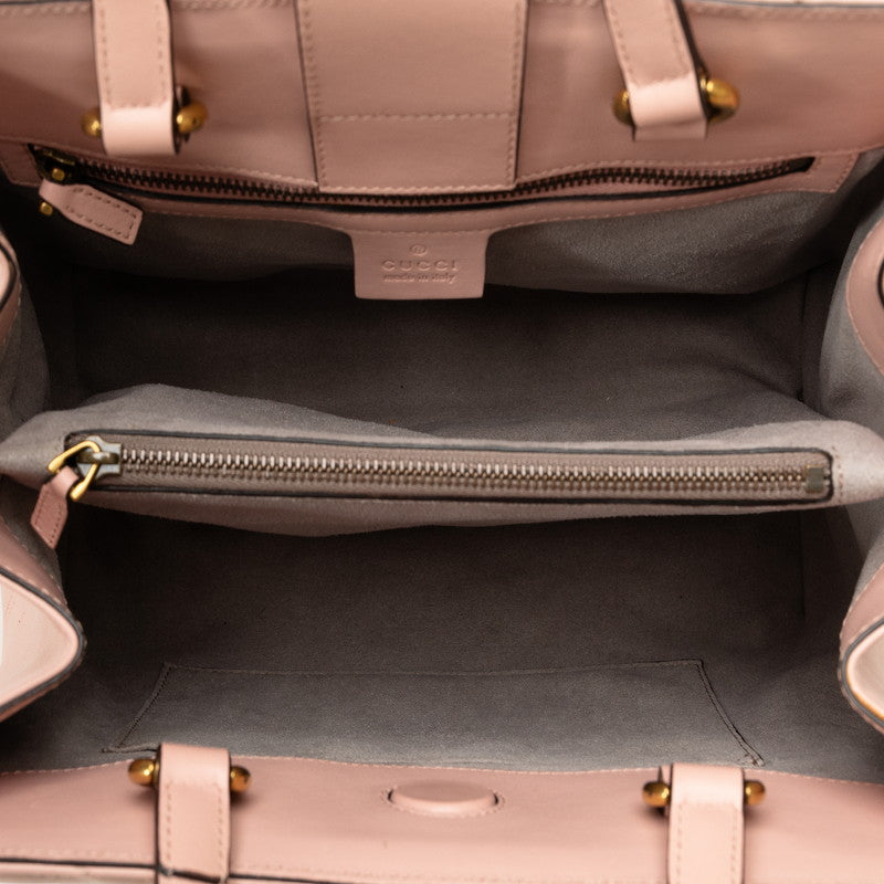 Gucci GG Marmont Double G Handbag Shoulder Bag 2WAY 448054 Pink Leather