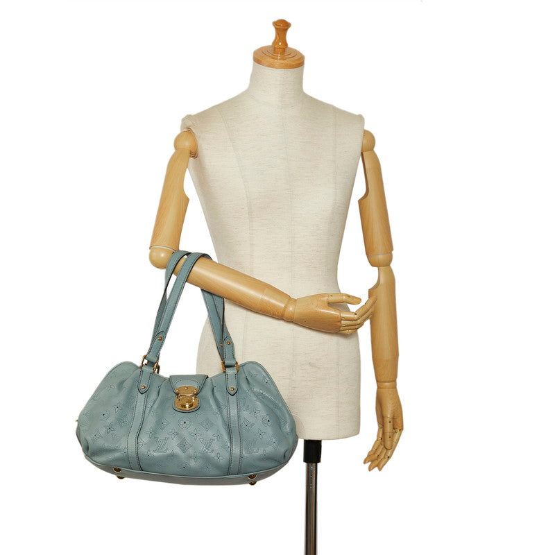 Louis Vuitton Monogram Machina Runner PM Handbag M93442 Blue Shell Pants Ladies LOUIS VUITTON