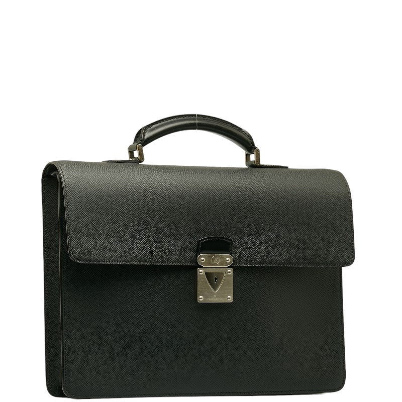 Louis Vuitton Taiga Moscow Business Bag Briefcase Paper Bag M30034 Epizoo Green Leather  Louis Vuitton