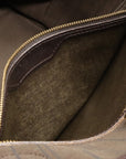 Louis Vuitton Monogram Idil Neverfull MM Tortoise Bag Linen Huzan Brown M40513