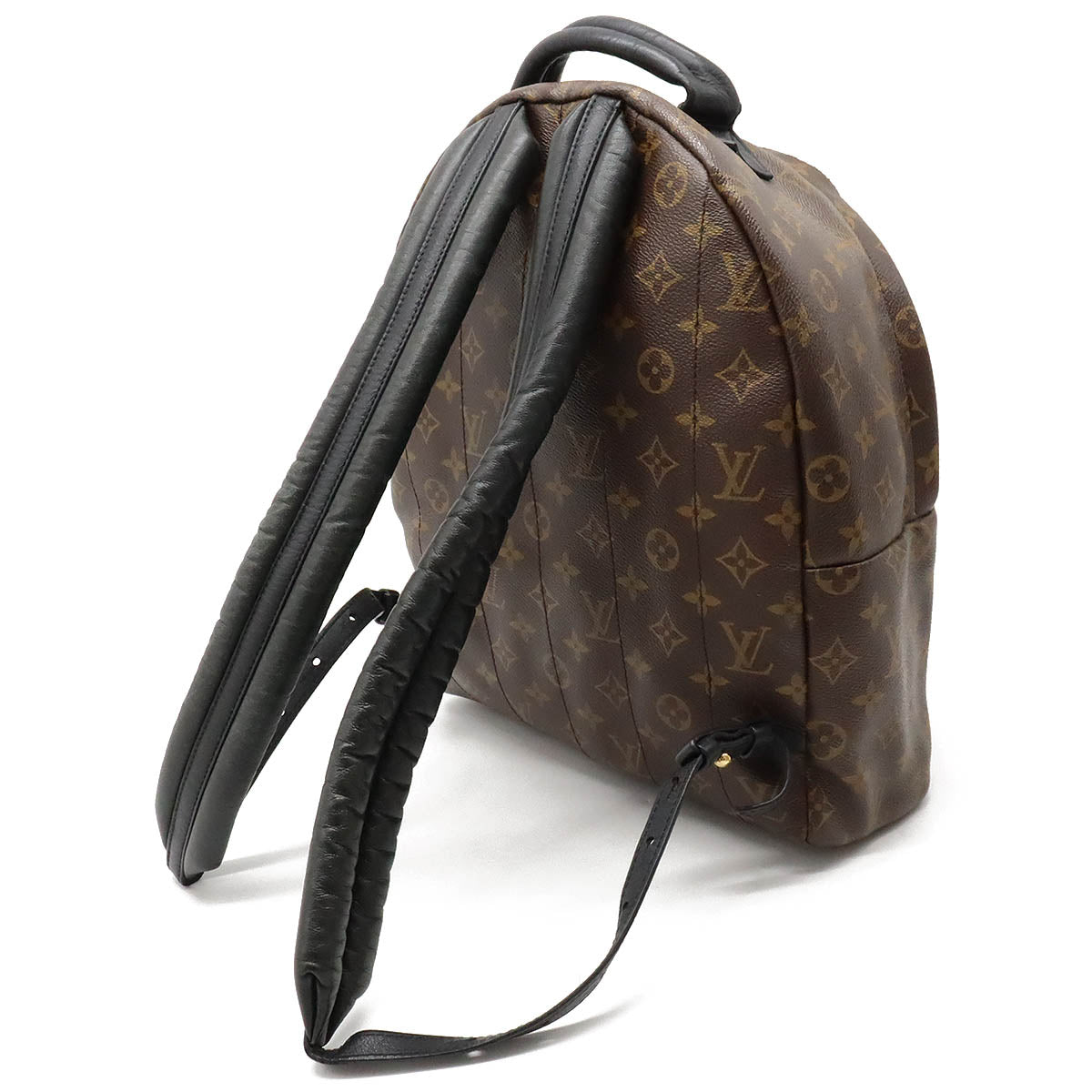 Louis Vuitton Monogram 棕櫚泉 MM 背包帆布背包單肩包皮革 M41561