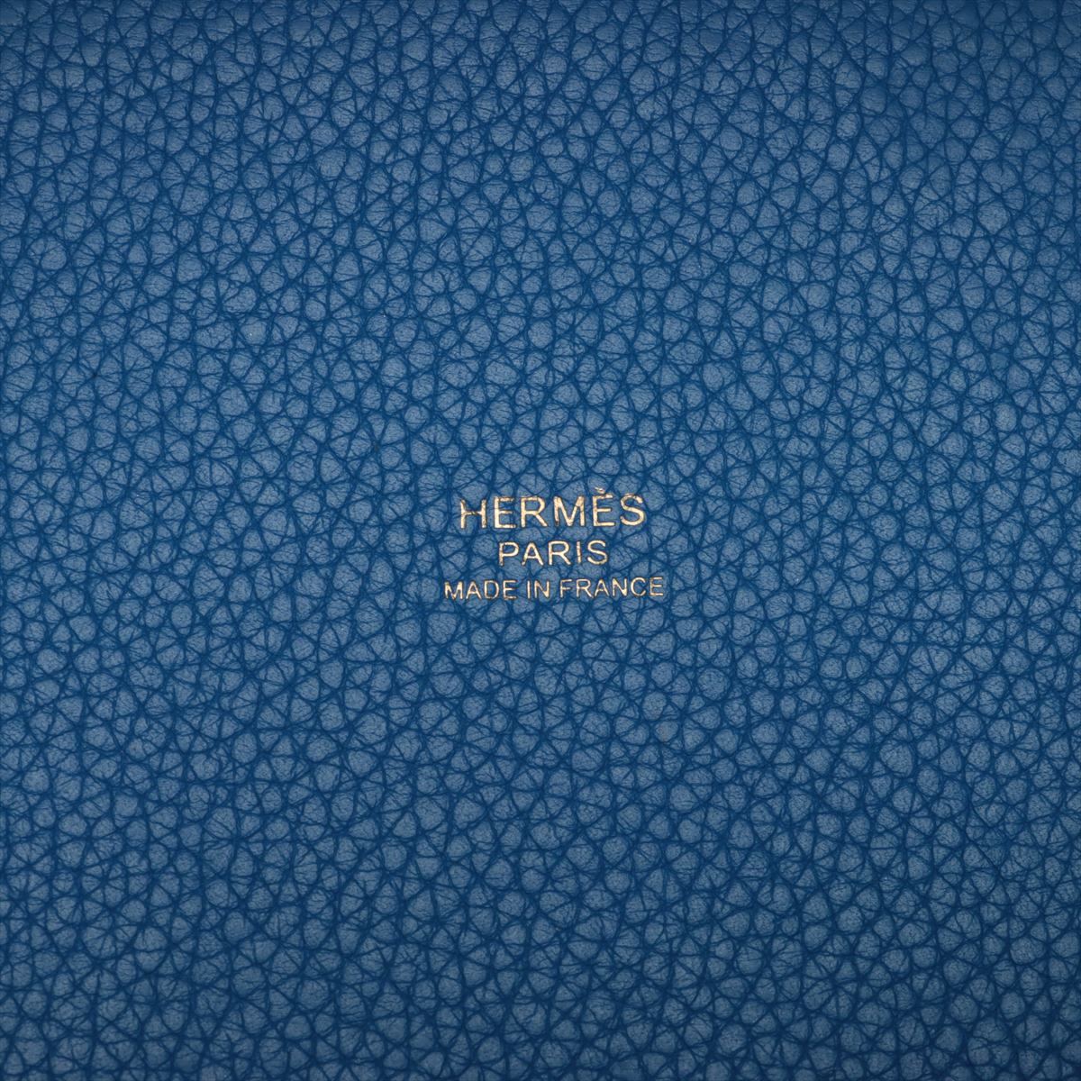 Hermès Picotane Rock PM Trijun Moris Blu-Zerry Gold  D: 2019 Hand-wrapped brush