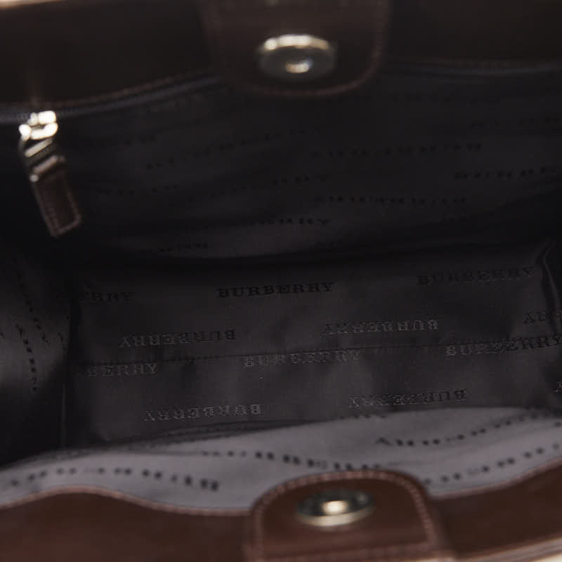 Burberry Tote Bag in Nova Check Canvas Leather