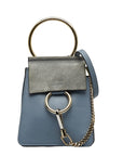 Chloe FAYE Fairy Small Bracelet Bag Shoulder Bag One Shoulder Bag Light Blue Leather   Chloe
