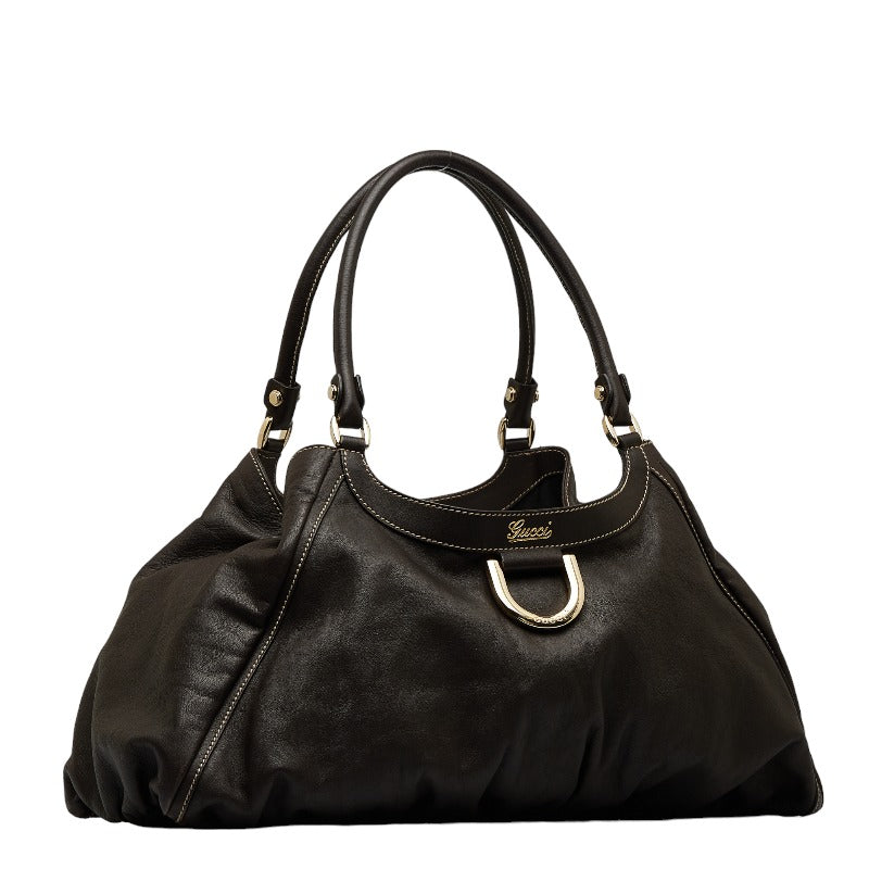 Gucci Abbey Handbag 189835 Brown Leather Ladies Gucci Gucci