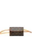 Louis Vuitton Monogram Pochette Florentine S Body Bag M51855 Brown PVC Leather  Louis Vuitton