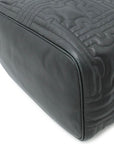 BVLGARI  Parentessy  Bag Shoulder Bag Shoulder Bag Kittening Leather Black Black Gold  Charmed 31910  Roof Blumen/Moseda Quality