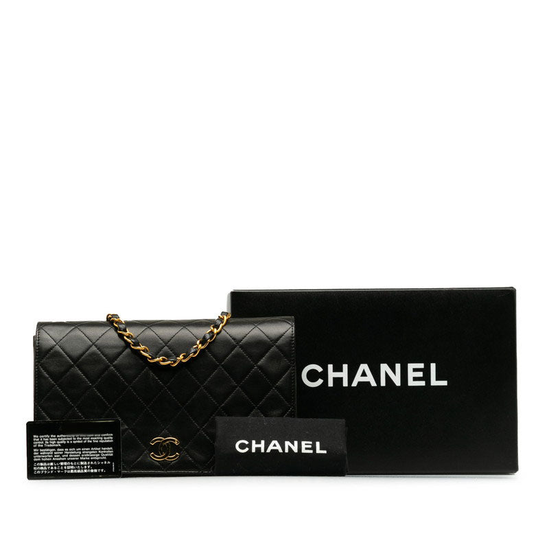 Chanel Matrace 23 Coco Pushlock Single Flap Chain Shoulder Bag in Lambskin