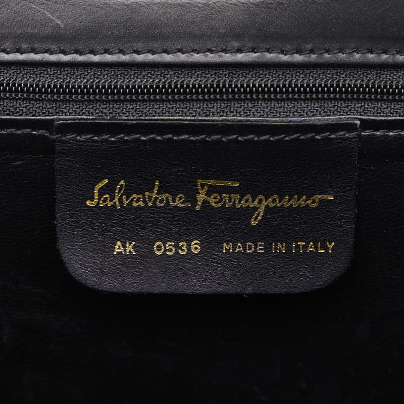 Salvatore Ferragamo 手提包 2WAY AK 0536 黑色皮革 Salvatore Ferragamo