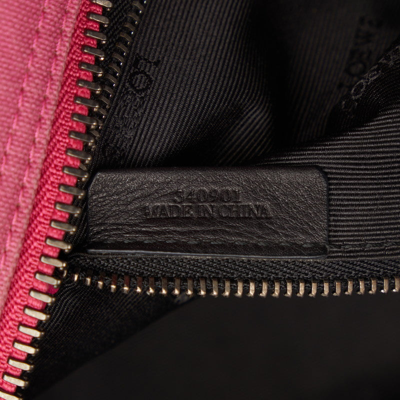 LOEWE Tote Shoulder Bag in Nylon Pink Ladies