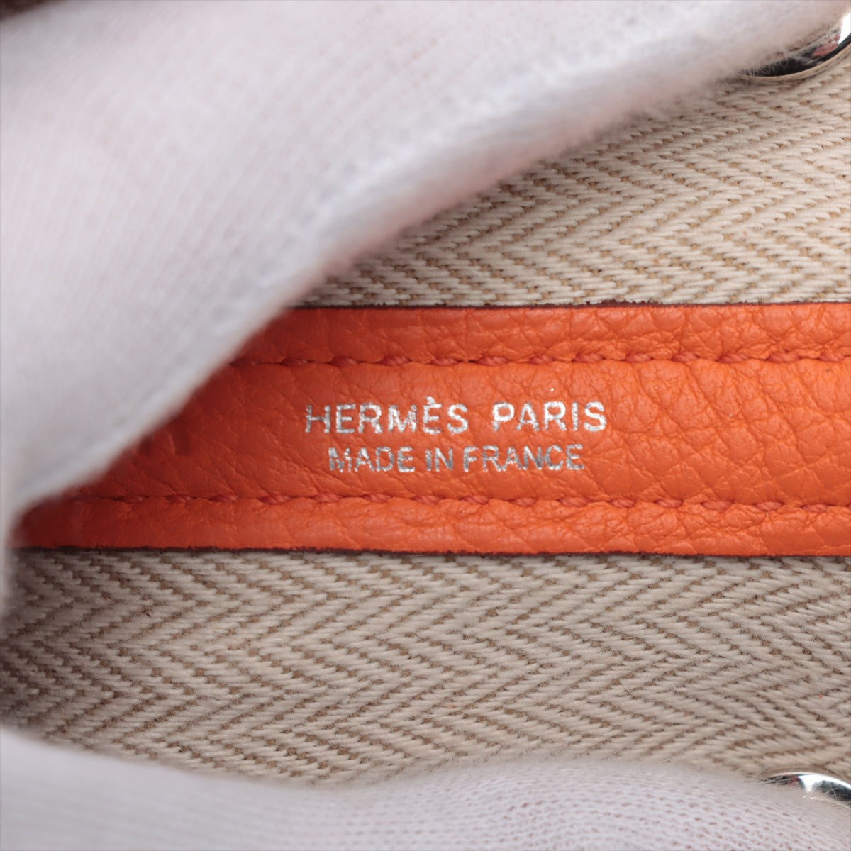 Hermes Garden Party TPM Negonda Orange Silver Gold   O: 2011