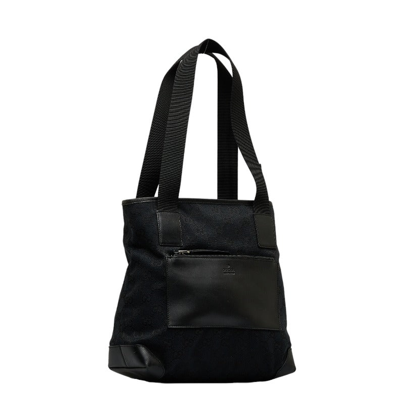 Gucci GG canvas handbag 019 0402 Black canvas leather ladies Gucci