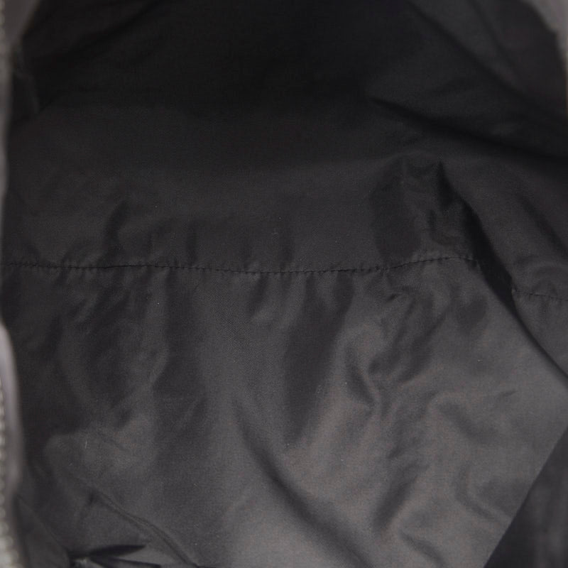 Gucci GG Nylon Tortoise Shoulder Bag 2WAY 510332 Black Nylon Leather  Gucci