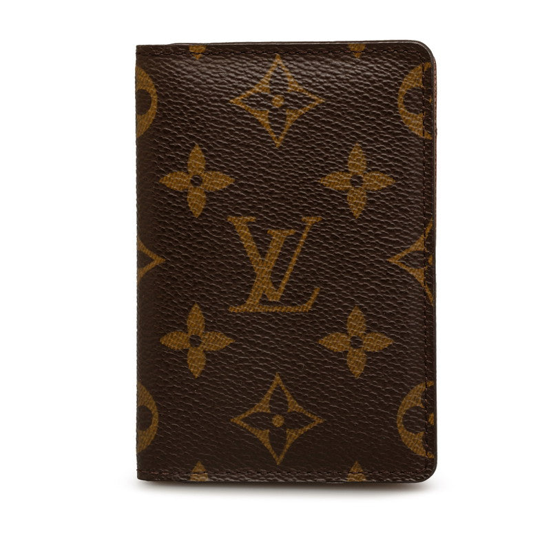 Louis Vuitton Monogram M61732 Card Case PVC/Leather Brown