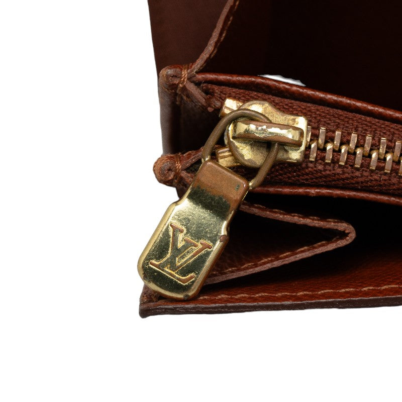 Louis Vuitton Monogram M61725 Long Wallet PVC/Leather Brown
