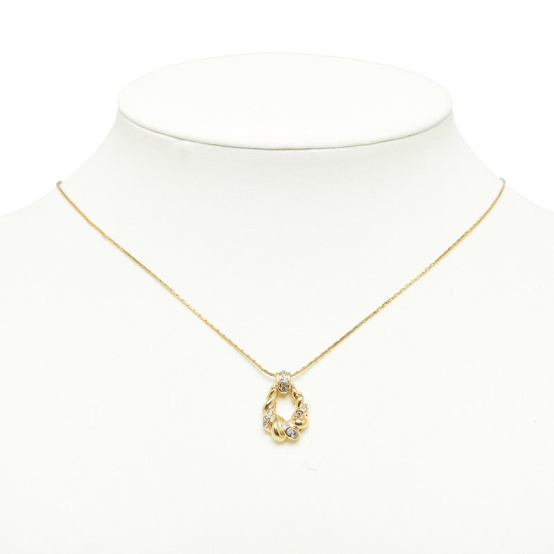 Saint Laurent Pendant Necklace in Gold Plating Ladies