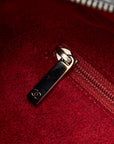 Chanel Chocolate Bar Coco Mini Boston Bag Handbag Black Patent Leather Leather  CHANEL
