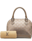 Louis Vuitton Monogram Saten Little Alma Handbag Mini Bag M92147 Brown Leather  Louis Vuitton