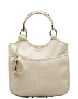 Dior Tooth Bag White Silver Leather  Dior