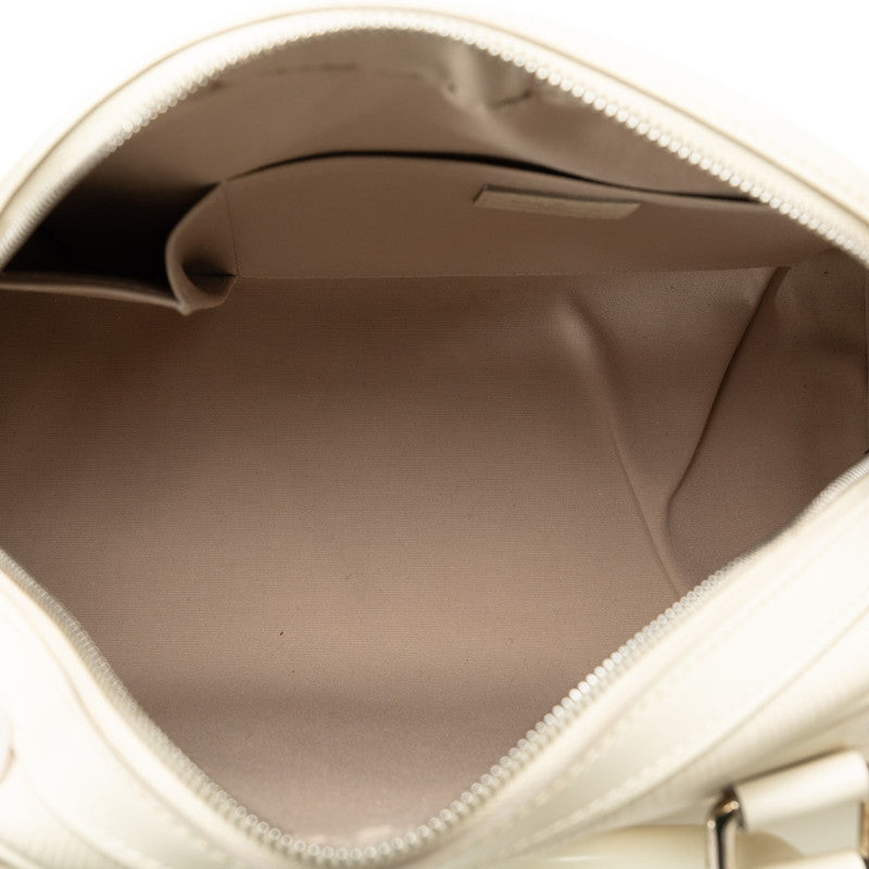 Louis Vuitton Epic Bowling Montaigne PM Handbag M5932J Ivory White Leather Lady Louis Vuitton