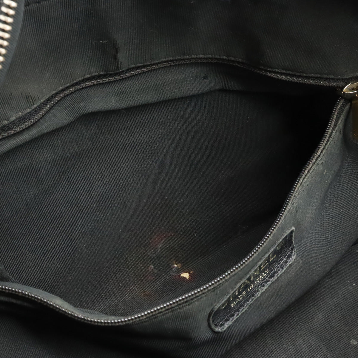 Chanel Mattress Cocomark Handbag Mini Boston Bag Caviar Skin Leather Black Black Gold  A20997