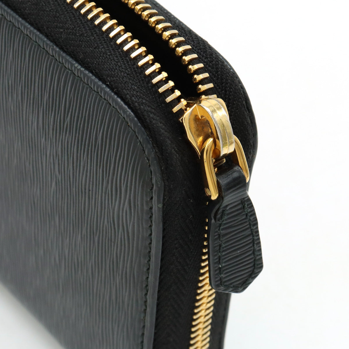 PRADA PRADA VITELLO MOVE Round  Long Wallet Leather NERO Black Black Gold  1ML506