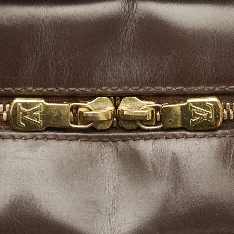 Louis Vuitton Damier Sarria Horizontal Handbag N51282 Eve Brown PVC Leather  Louis Vuitton