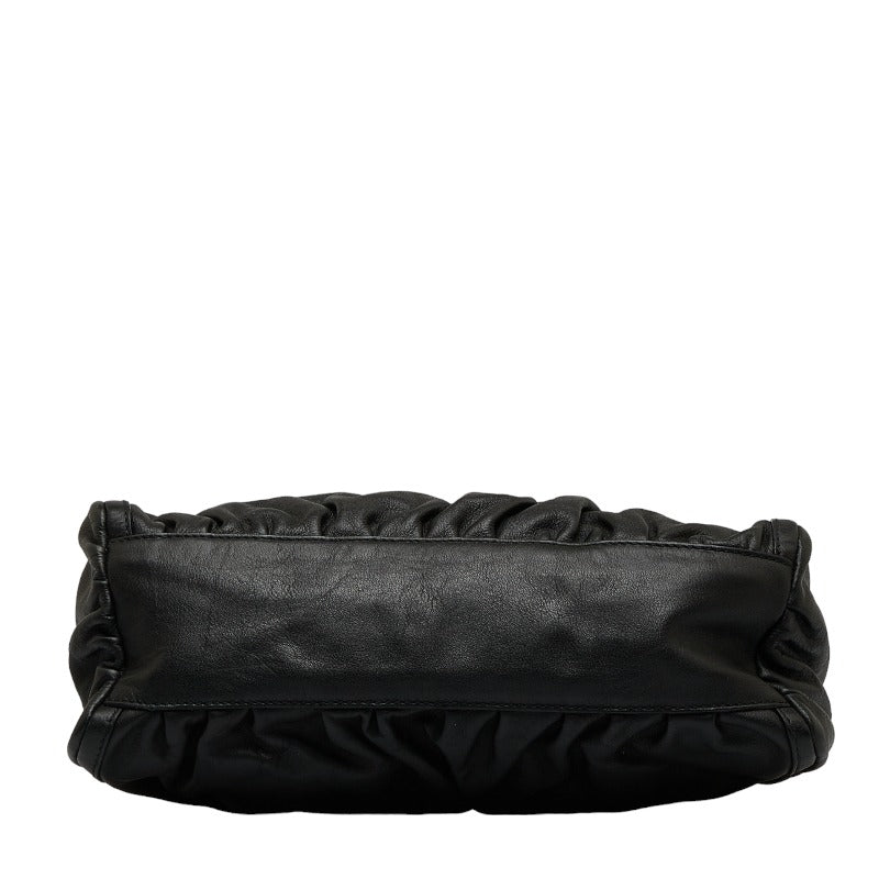 Gucci Abbey Handbag 190525 Black Leather  Gucci