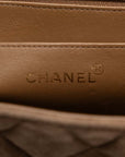 CHANEL DECAMATRASSE 33 COCOMARK Single Flat Chain Shoulder Bag Brown Sweater Ladies CHANEL
