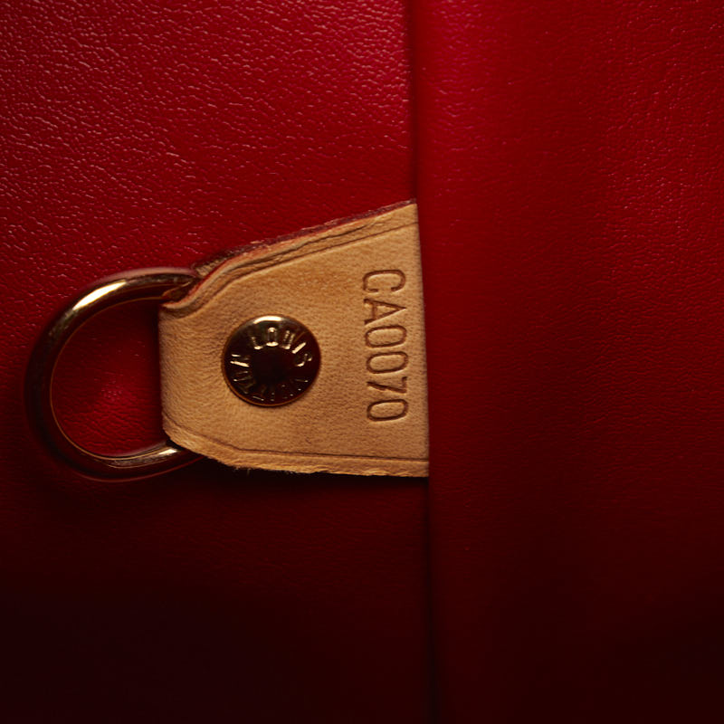 Louis Vuitton Vernis Houston Tote Bag M91092 Rouge Red PVC  Louis Vuitton