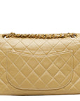 Chanel Matrace 23 Cocomark Double Flap Gold  Chain houlder Bag Beige   CHANEL