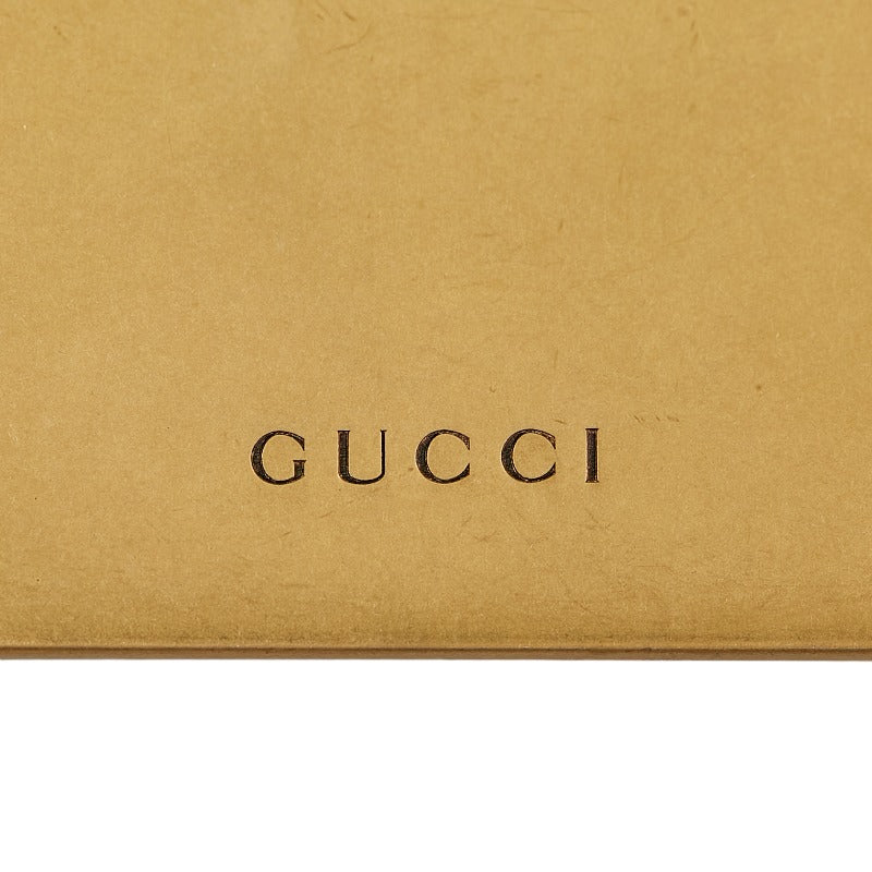 Gucci Vintage Label Motif Key Holder Keying Bag Charm 495420 Ancient Gold Metal Men Gucci  Gucci  Gucci [Ancient]