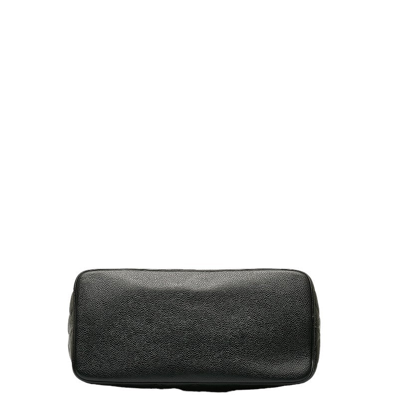 Chanel   Cocomark Tooth Bag houlder Bag Black Caviar S  CHANEL