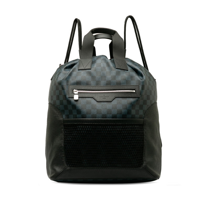 Louis Vuitton Cobalt Match Point Hybrid Rucksack N40013 Navi Black PVC Leather Men Louis Vuitton