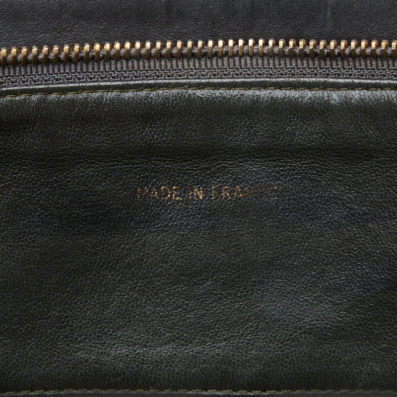Chanel Matelasse Chain Shoulder Bag Black Lambskin Women&#39;s
