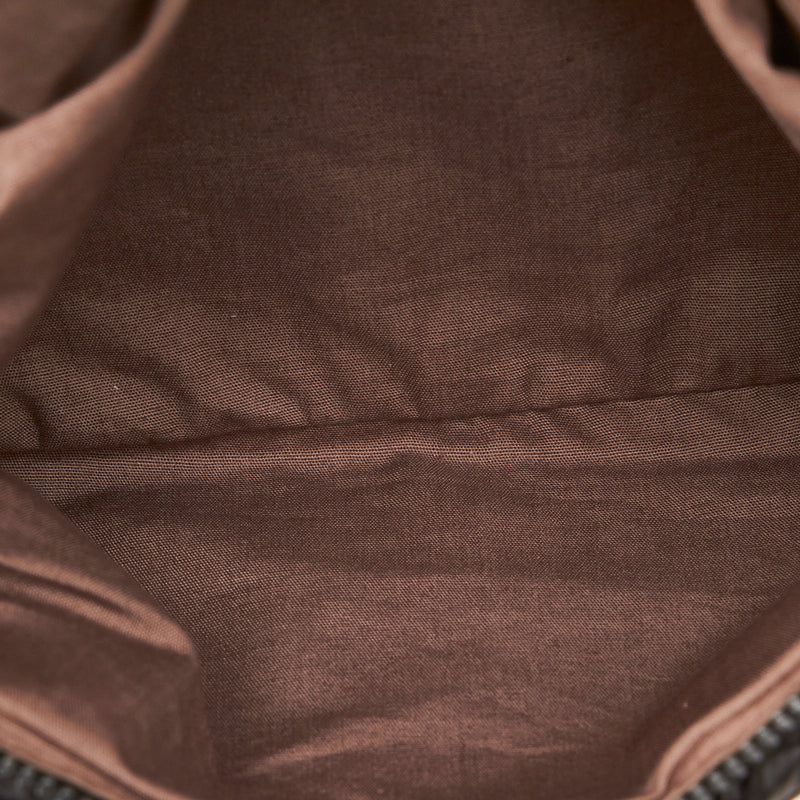 Bottega Veneta Belt Bag Body Bag 222310 Dark Brown Black Leather