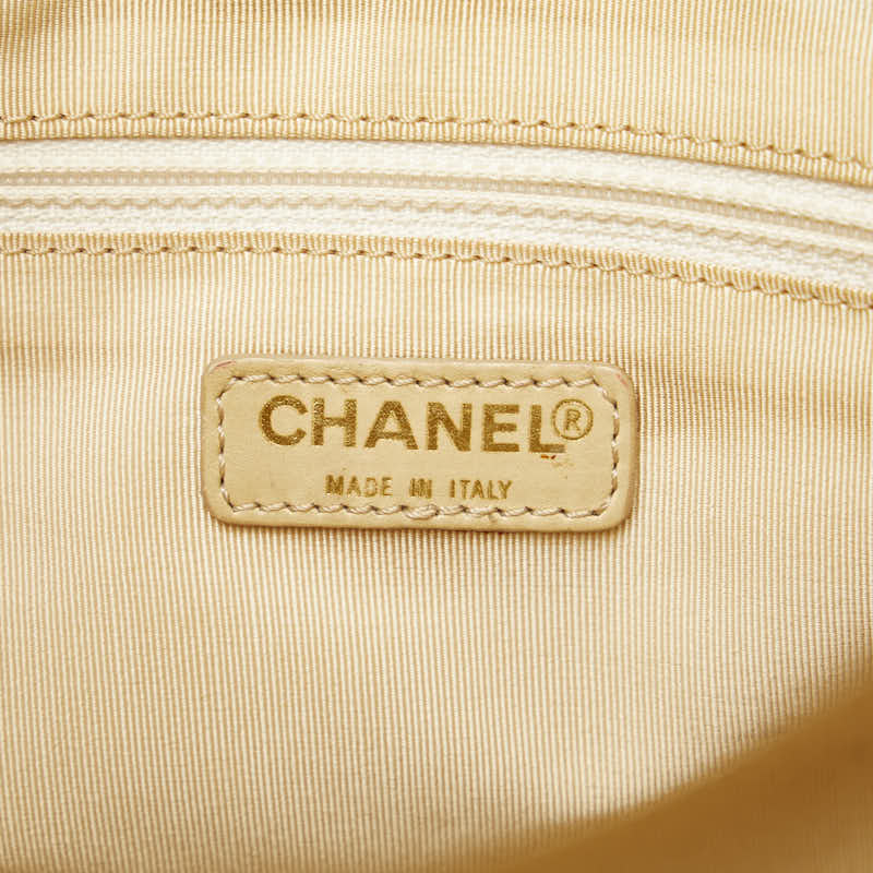 Chanel Cocomark  houlder Bag Beige   CHANEL