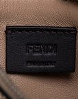 FENDI Crocodile Coin Zip Pouch 8AP161 Brown Leather Ladies