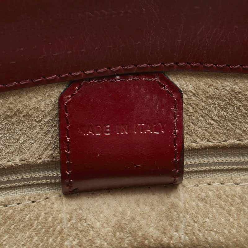 Burberry Nova Check  Shoulder Bag Beige Red PVC Leather