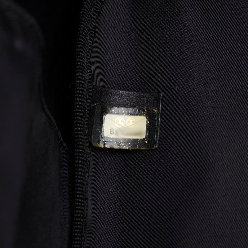 Chanel New Label Line Handbags Nylon Black Ladies and Gentlemen