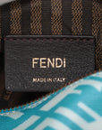 FENDI Zucca One Shoulder Bag in Blue 8BS050